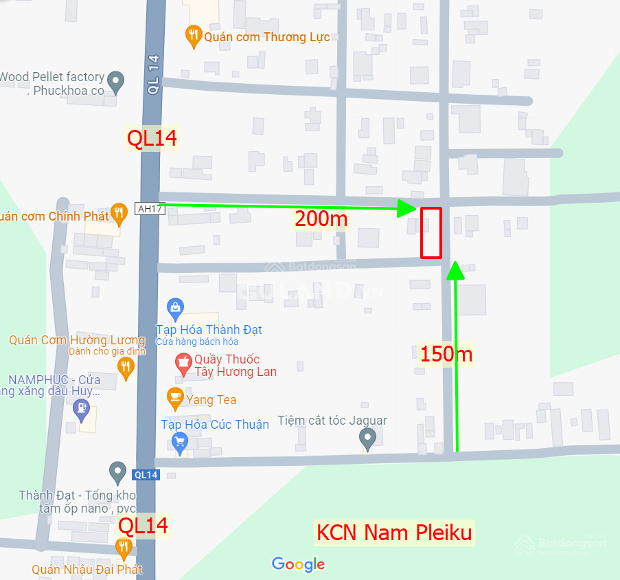 ⚡️ Lô Góc. DT 400m2. Cách QL chỉ 200m, Cách KCN Nam Pleiku chỉ 500m.🔥